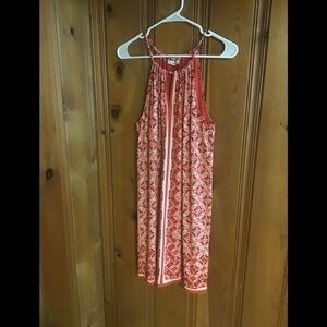 Max Studio Red Keyhole Dress Size S